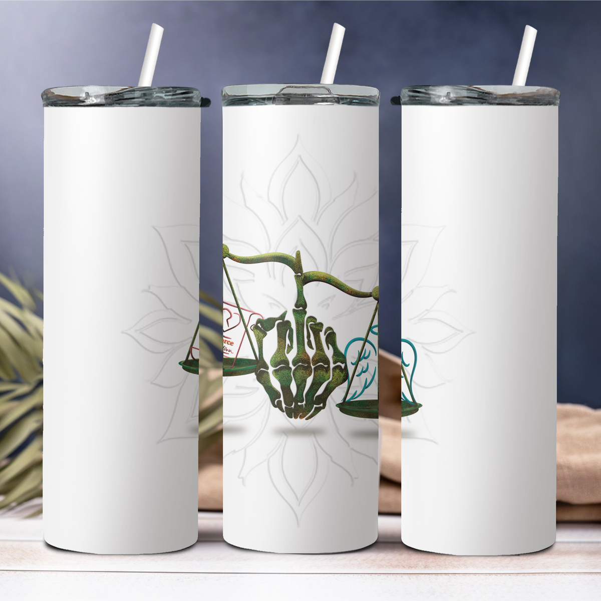 Eternal Balance Tumbler – Death and Divorce Are Not the Same Thing