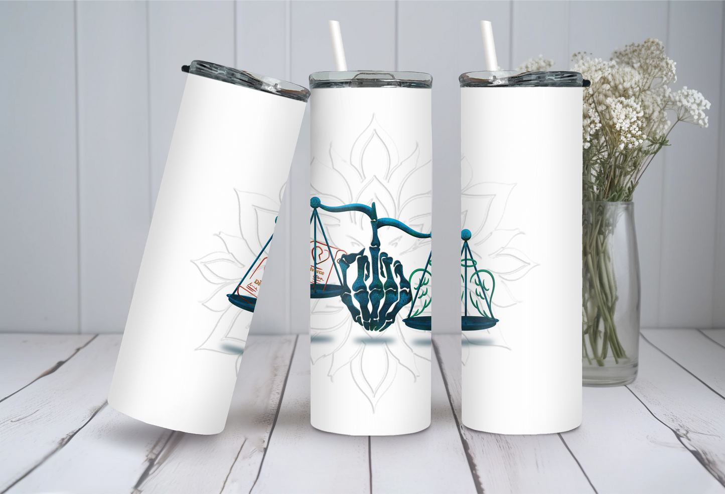 Eternal Balance Tumbler – Death and Divorce Are Not the Same Thing!