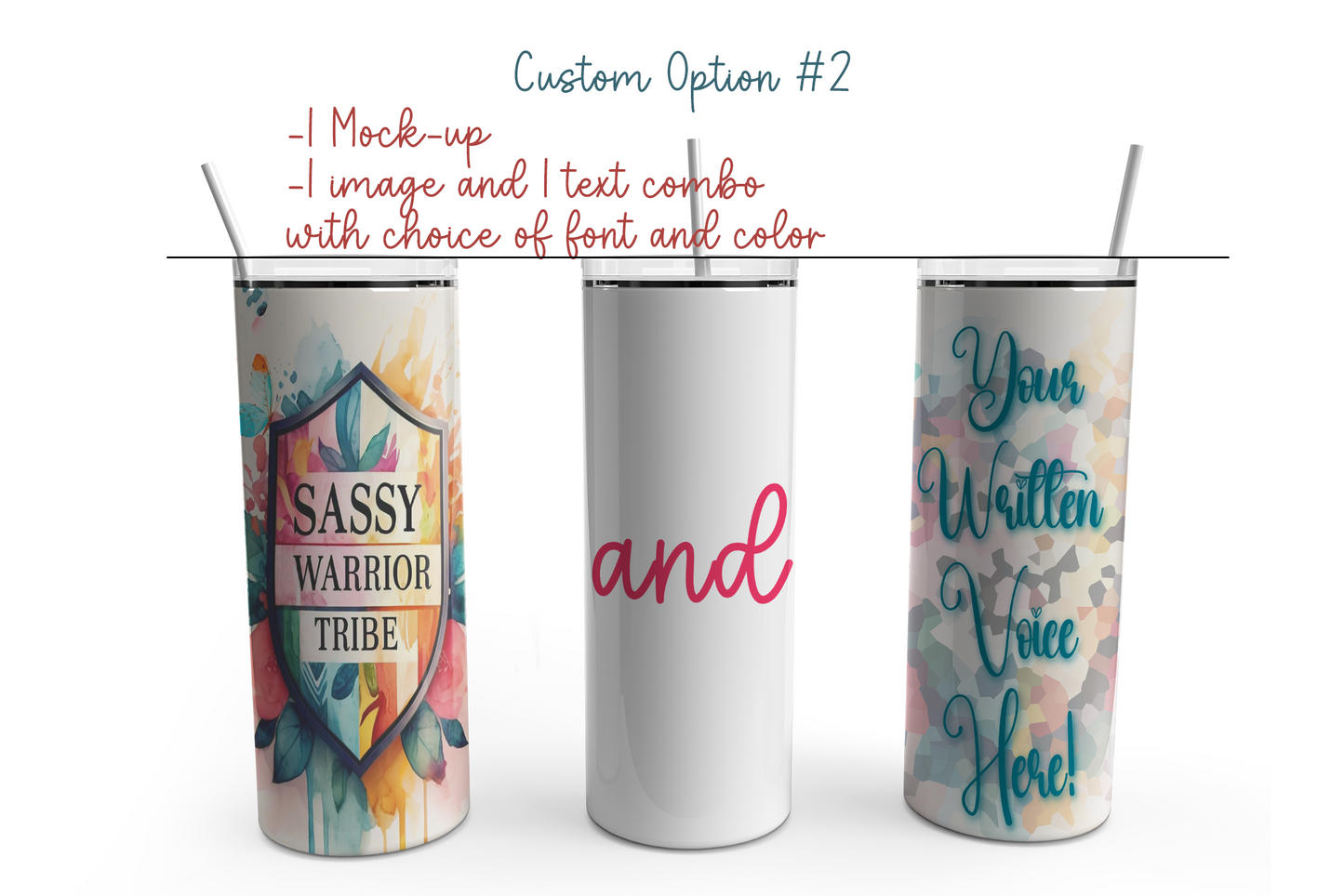 Unapologetically You: 20 oz Personalized Skinny Straight Metal Tumbler