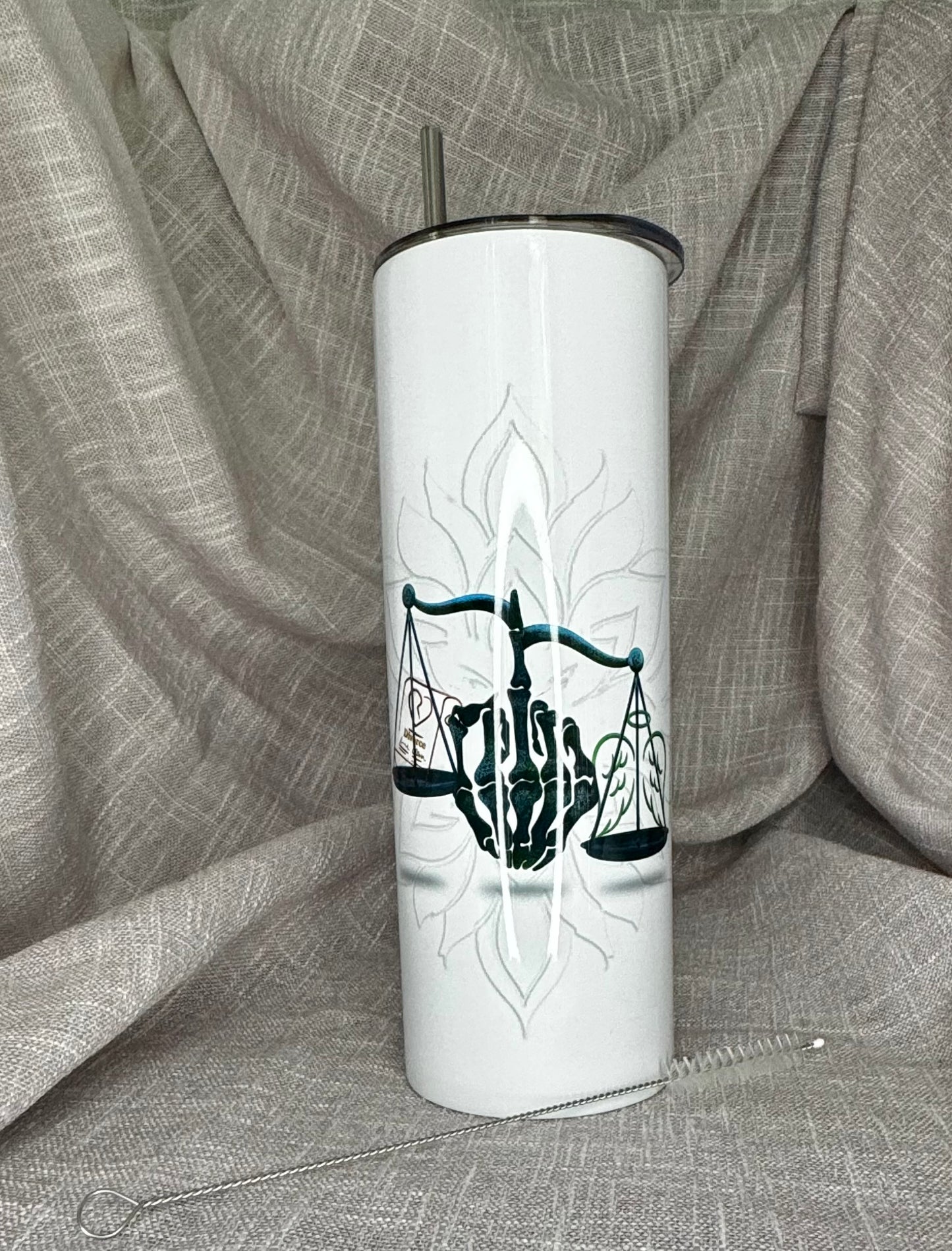 Eternal Balance Tumbler – Death and Divorce Are Not the Same Thing!