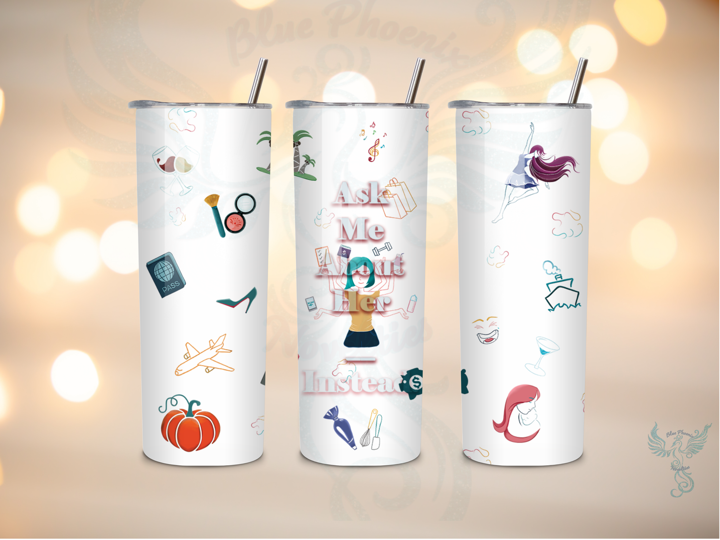 Legacy: 20 oz Metal Personalized Memorial Tumbler