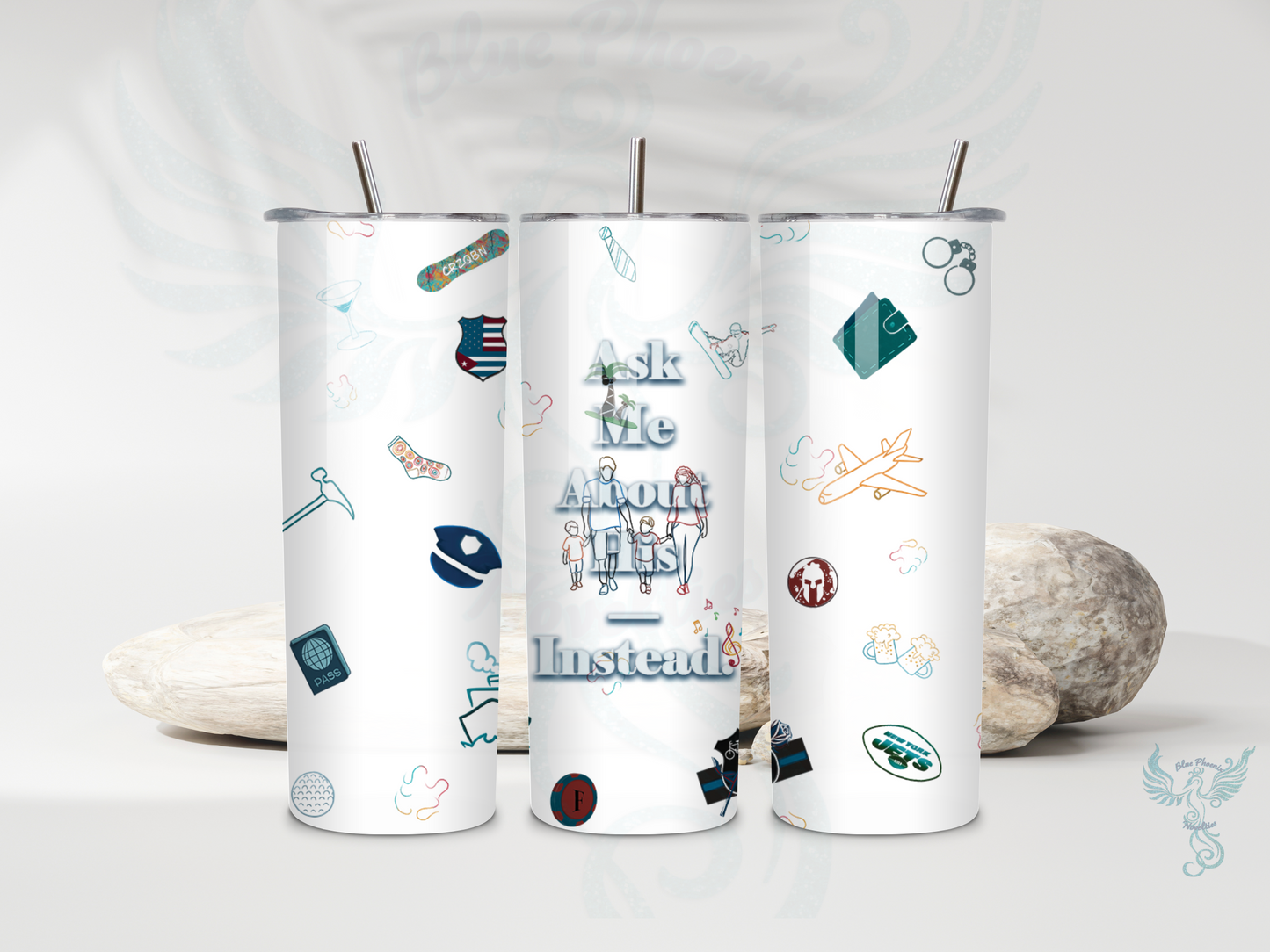 Legacy: 20 oz Metal Personalized Memorial Tumbler