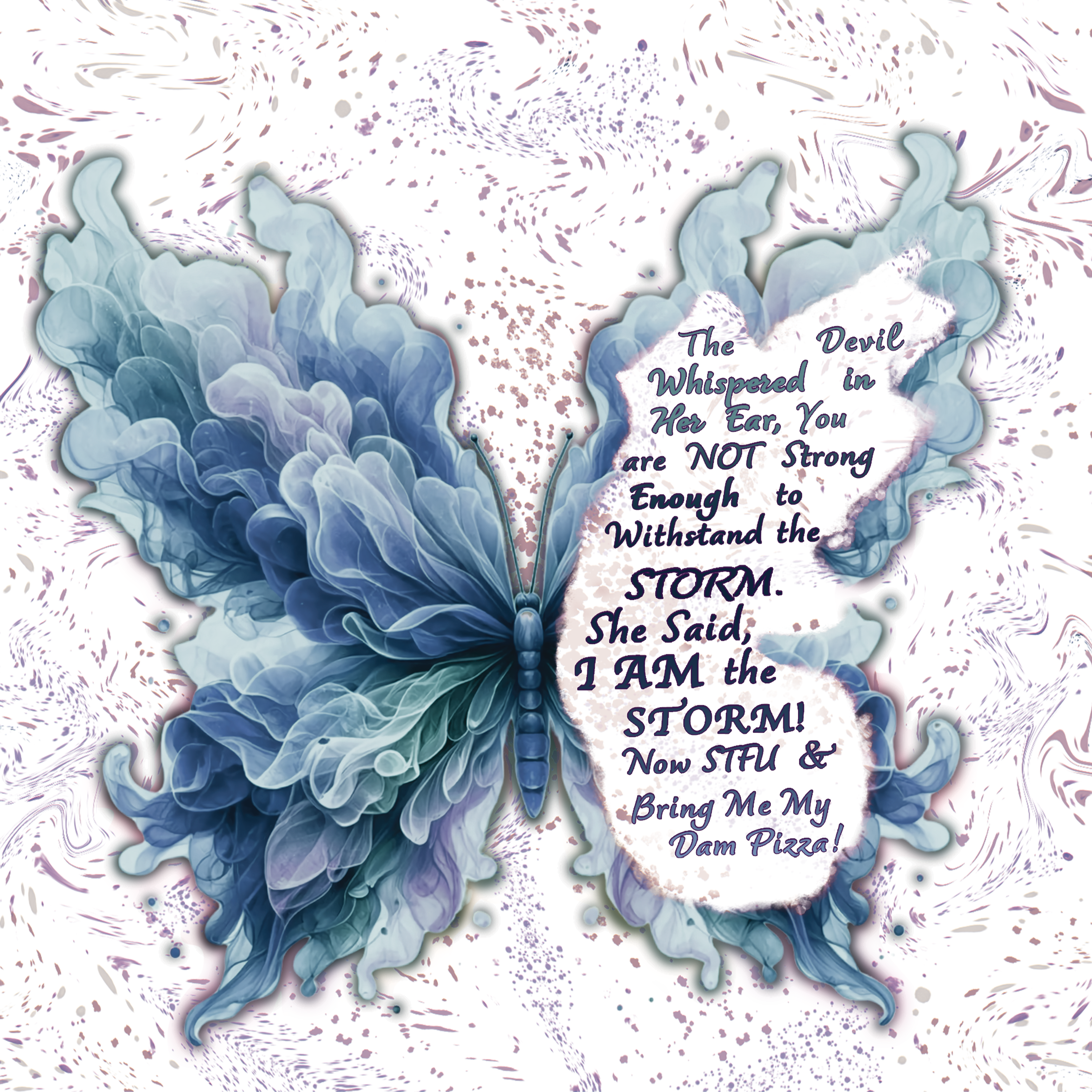 Monarch Ribbon Custom Canvas 13.5x11 Tote