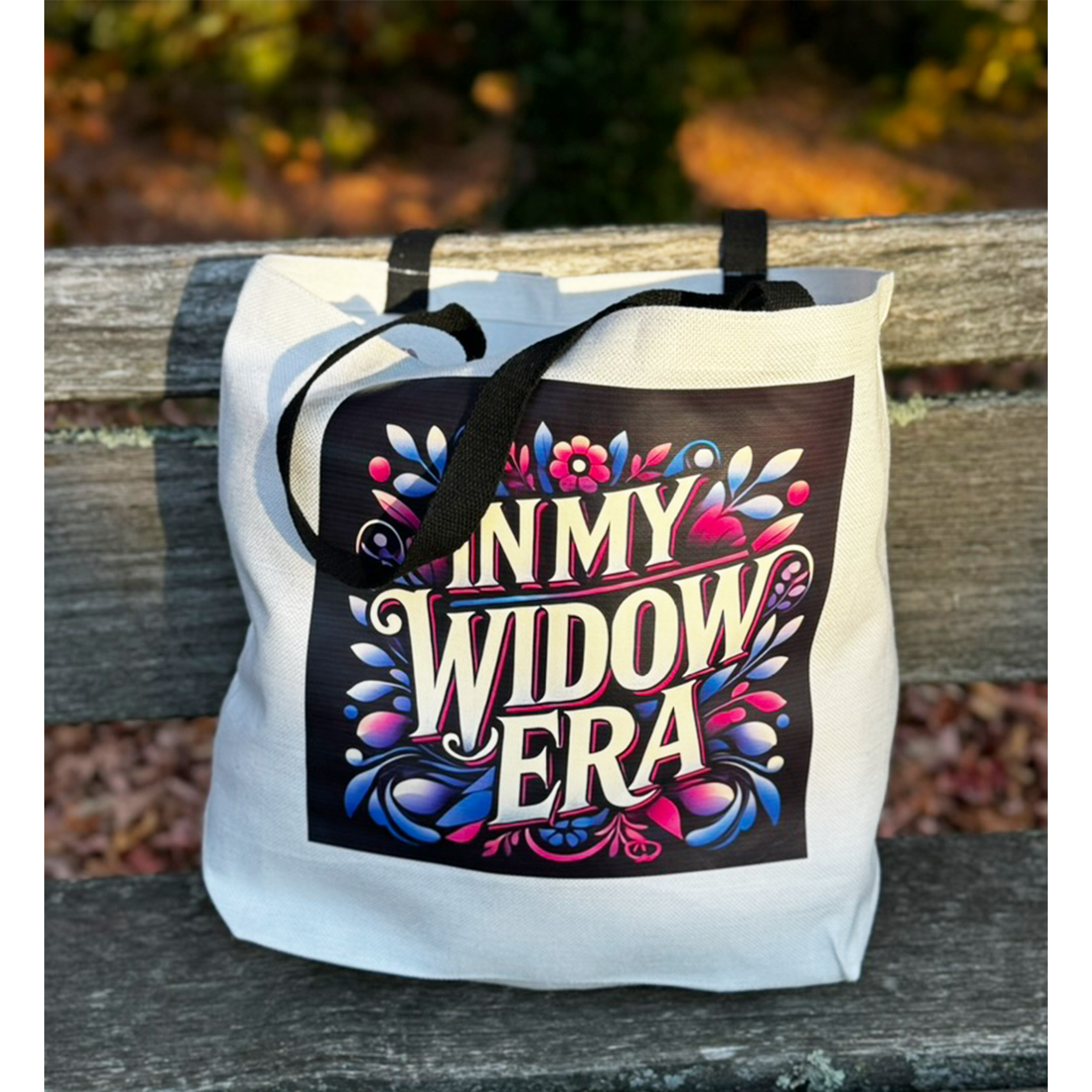 Widow Era: 18.5x15 Reusable canvas tote