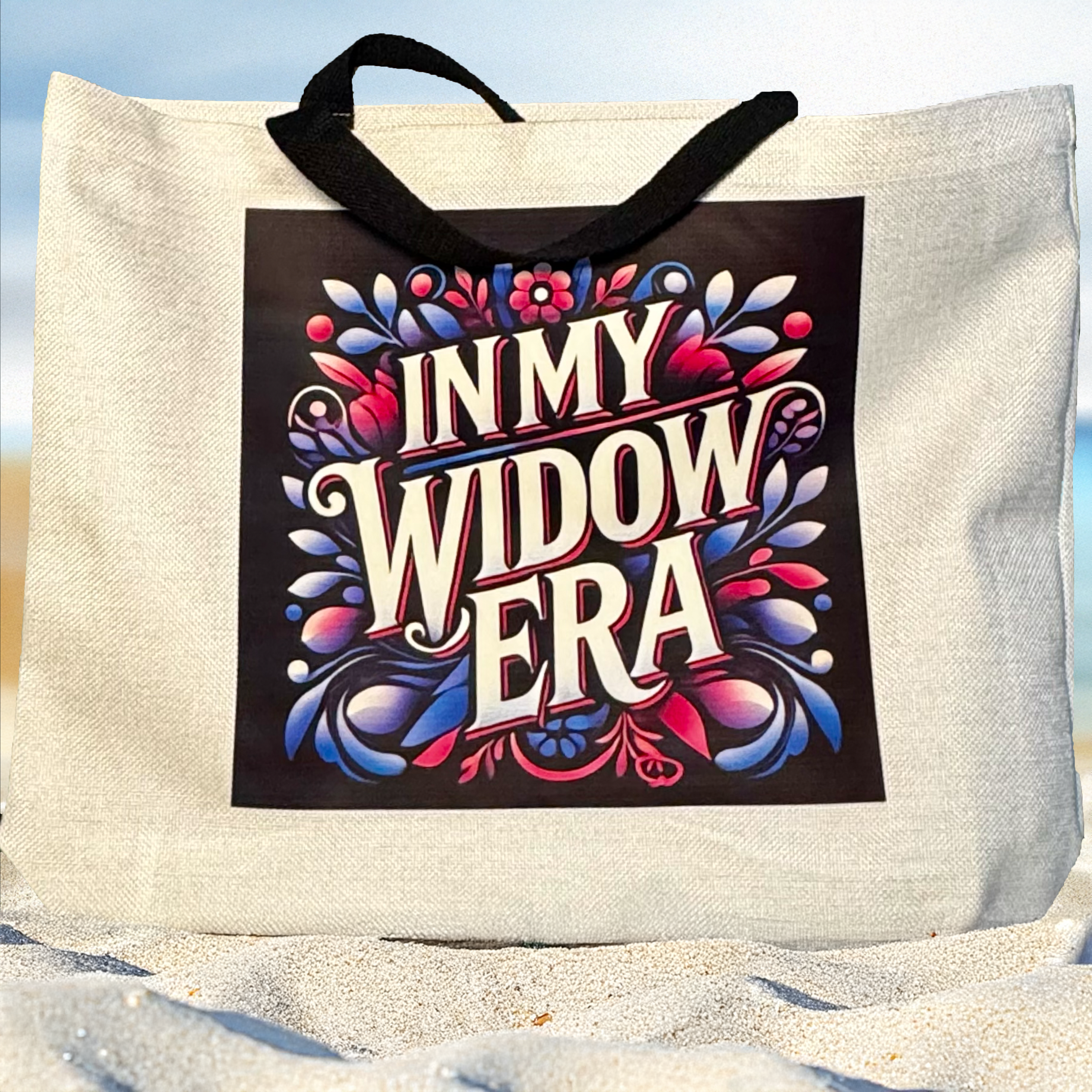 Widow Era: 18.5x15 Reusable canvas tote