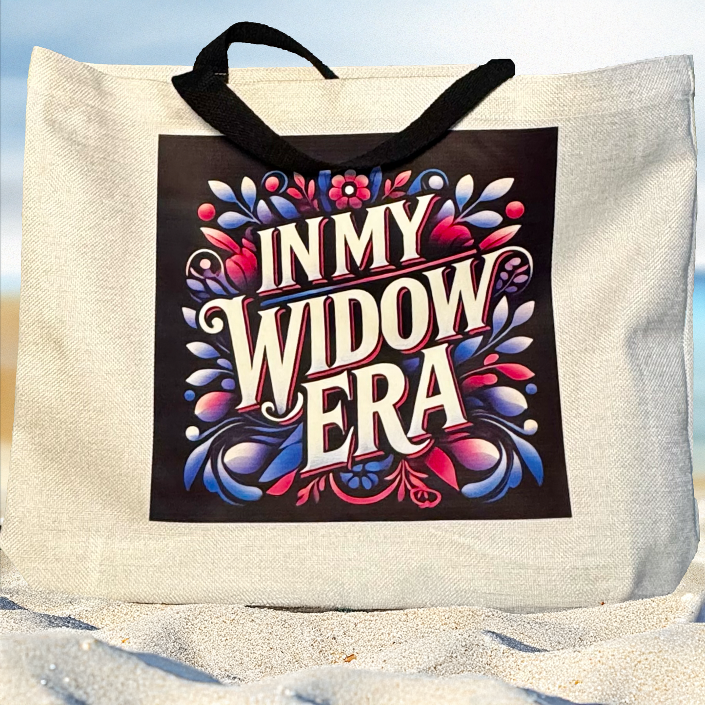 Widow Era: 18.5x15 Reusable canvas tote