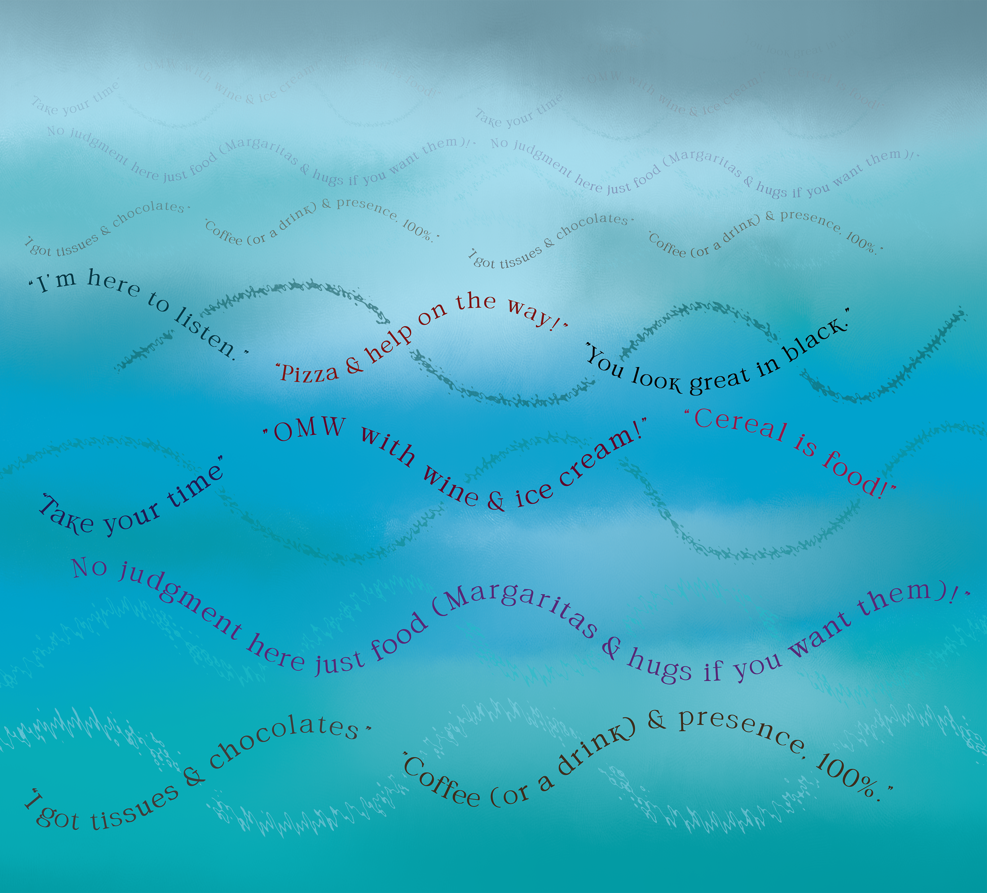 Widows Wave: 20 oz Skinny Straight Custom Metal Tumbler