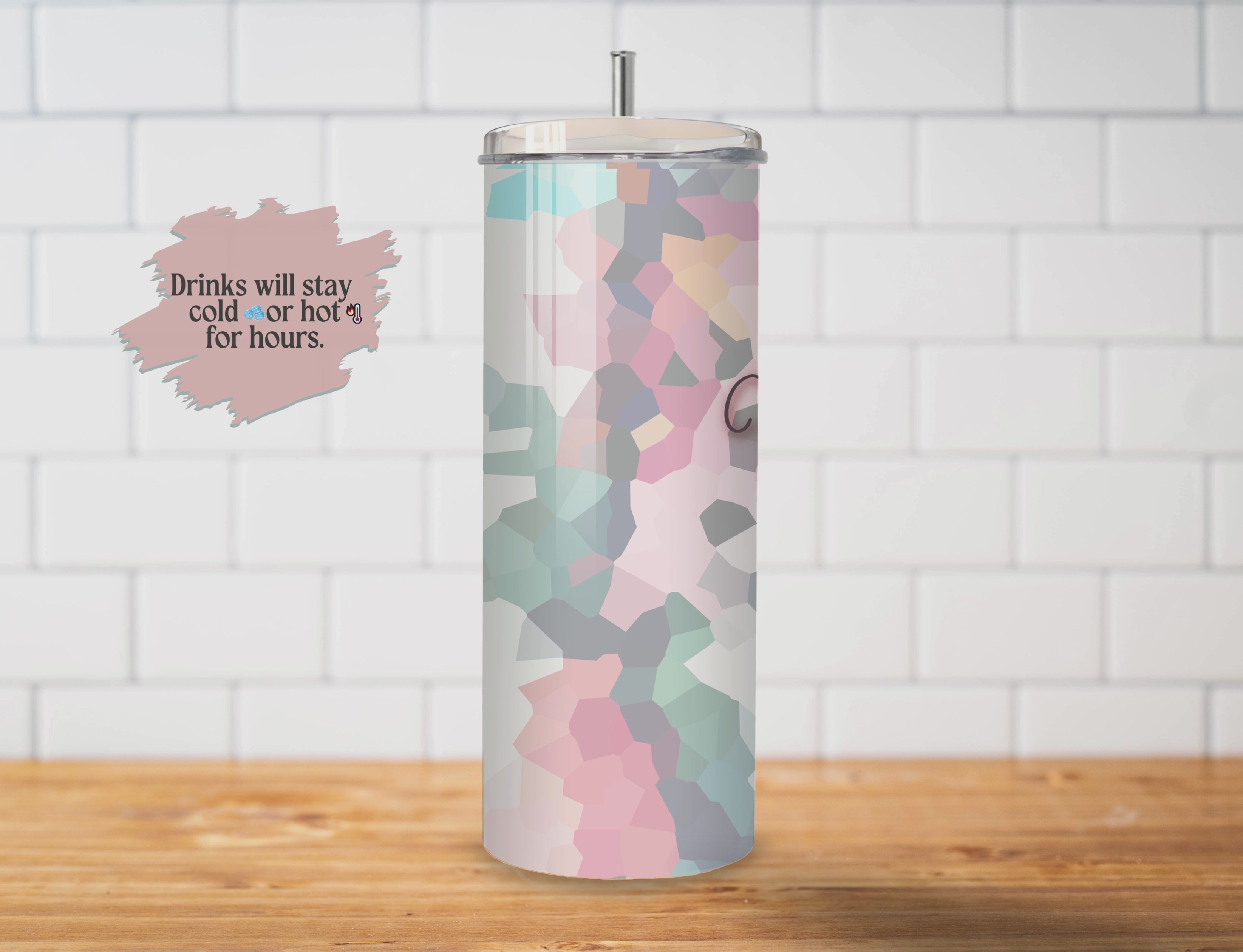 Unapologetically You: 20 oz Personalized Skinny Straight Metal Tumbler